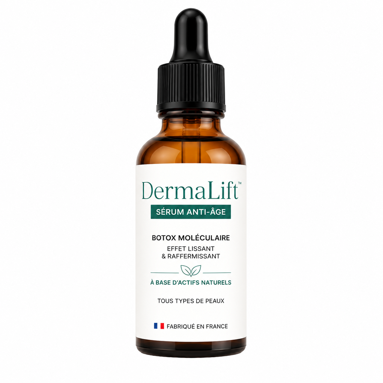 DermaLift™ Sérum Botox Moléculaire Anti-Âge | Effacez vos rides en 15 minutes, sans aiguilles ni douleur !