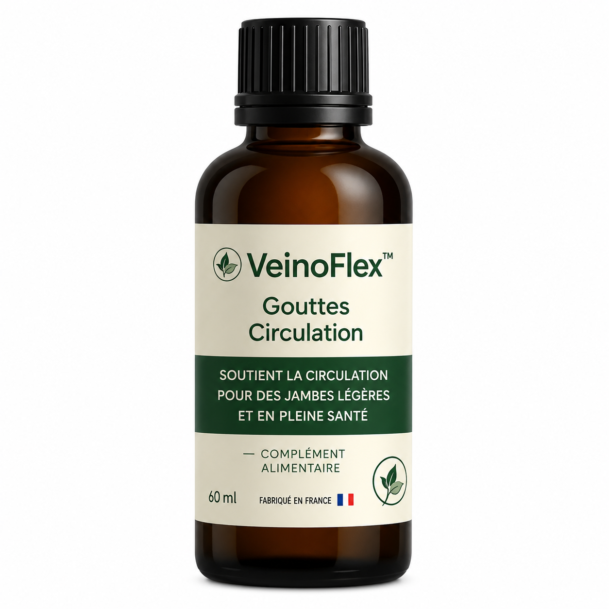 VeinoFlex™ Gouttes Circulation | Réduisez les gonflements et la sensation de jambes lourdes de 95% en seulement 7 jours !