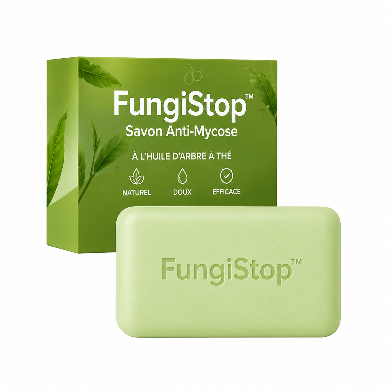 FungiStop™ Savon Anti-Mycose | Stoppez les démangeaisons et éliminez les champignons en 7 jours !
