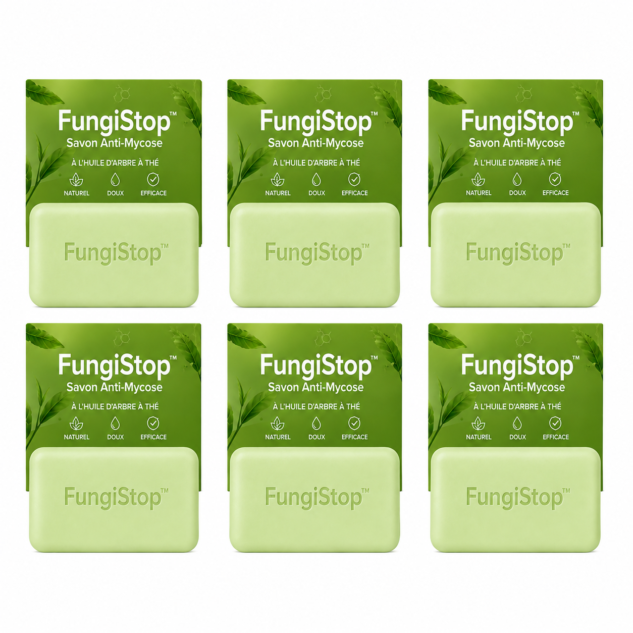 FungiStop™ Savon Anti-Mycose | Stoppez les démangeaisons et éliminez les champignons en 7 jours !