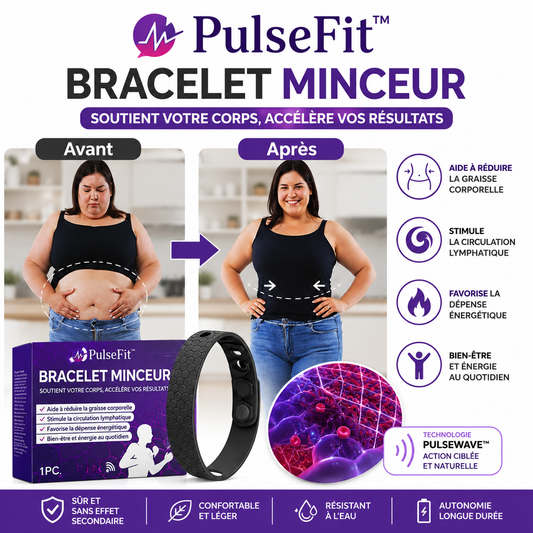 PulseFit™ Bracelet Minceur | Perdez jusqu’à 10 kg en seulement 3 semaines !