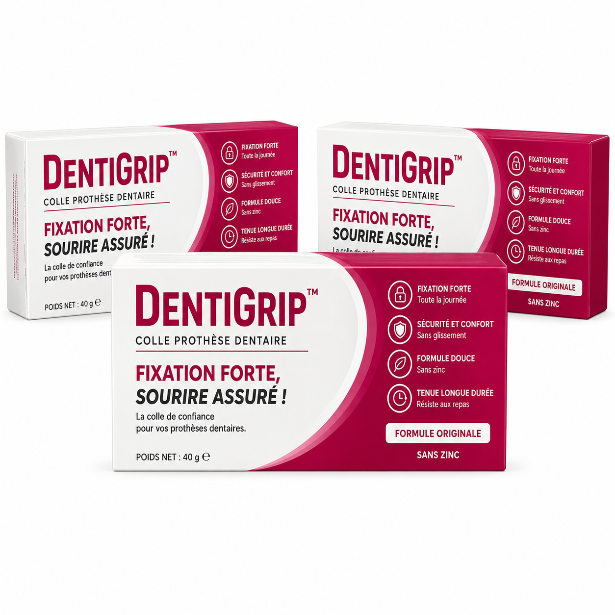 DentiGrip™ Colle Prothèse Dentaire | Fixez votre dentier jusqu’à 4 jours, sans glissement ni irritation !
