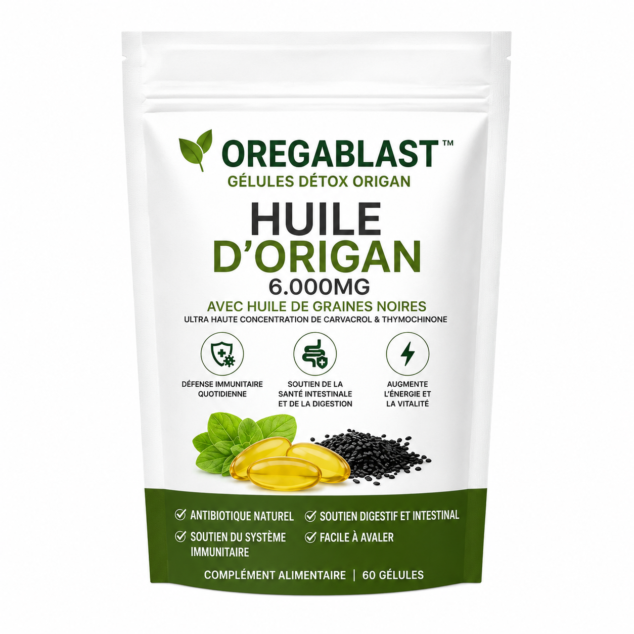 OregaBlast™ Gélules Détox Origan | Nettoyez votre organisme et retrouvez un ventre plus léger en 7 jours !