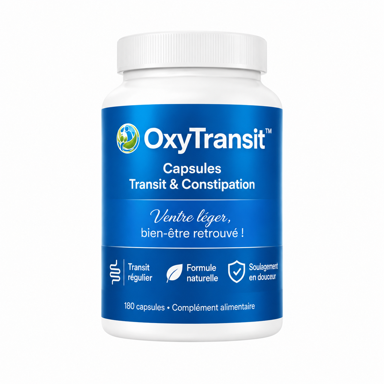 OxyTransit™ Capsules Transit & Constipation | Dissout en douceur les déchets accumulés en seulement 24 heures !