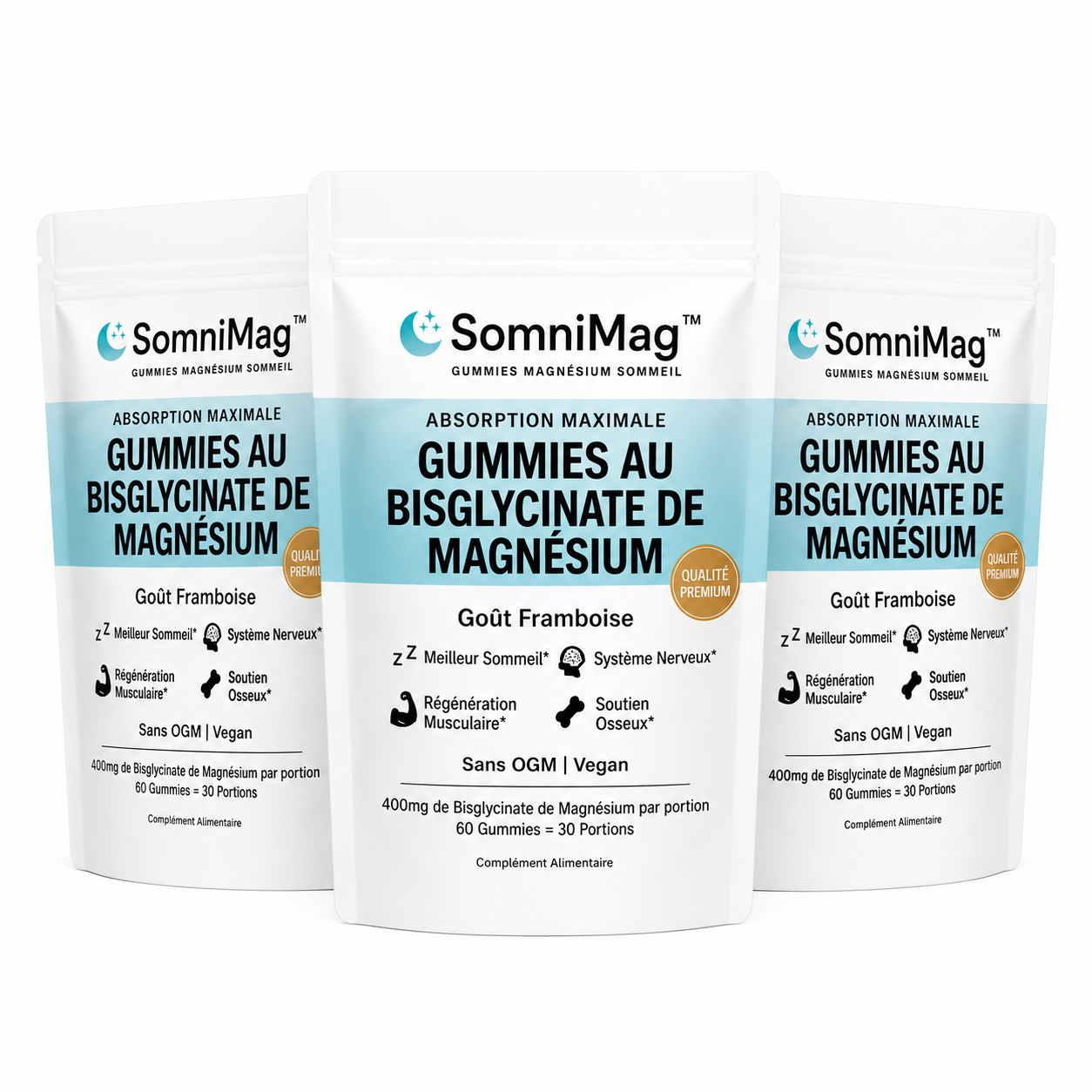 SomniMag™ Gummies Magnésium Sommeil | Dormez profondément et stoppez les réveils nocturnes !