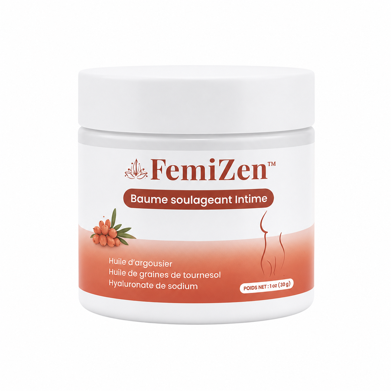 FemiZen™ Baume soulageant Intime | Traitement nocturne contre les démangeaisons, les brûlures et la sécheresse !