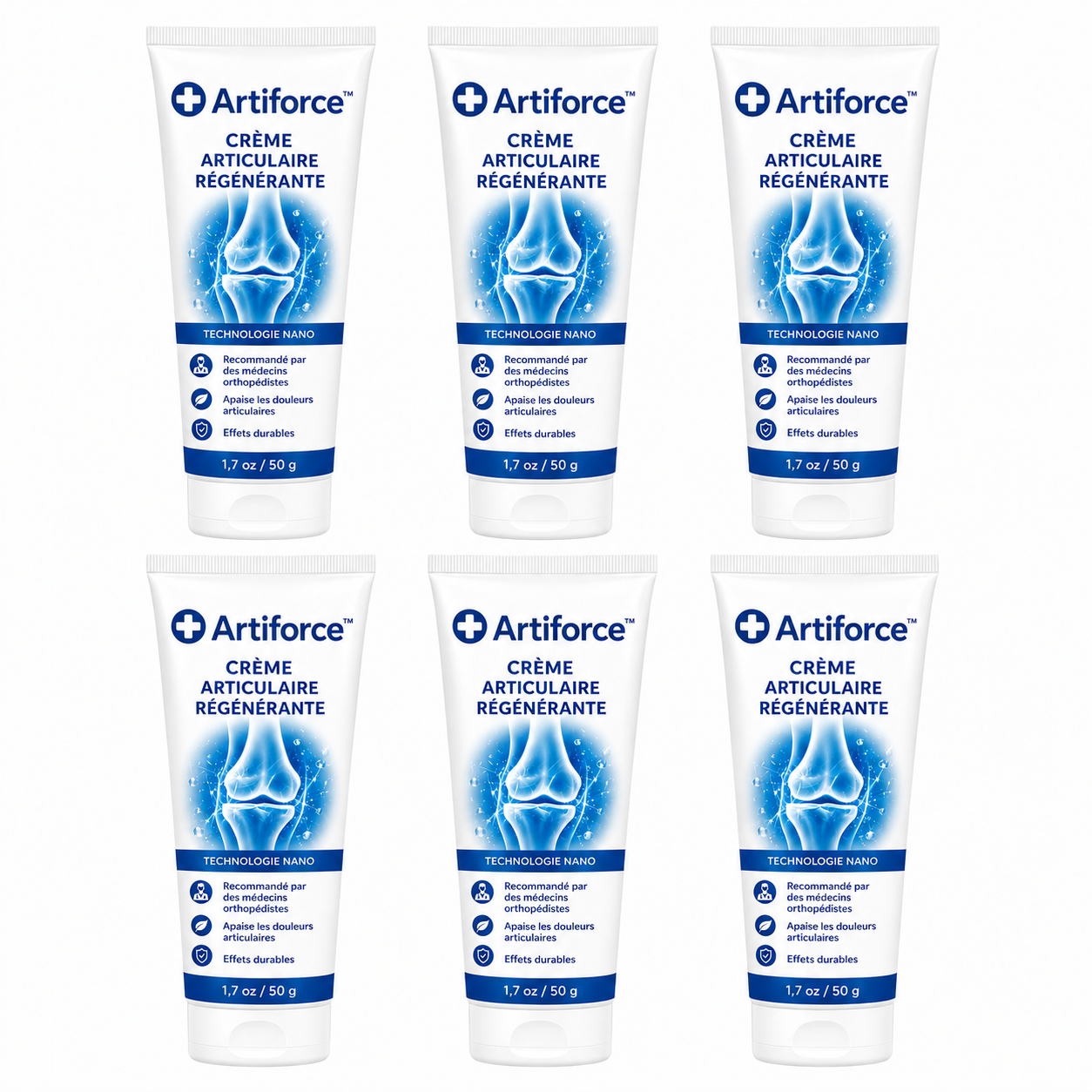 Artiforce™ Crème Articulaire Régénérante | Éliminez jusqu’à 97 % de vos douleurs articulaires en seulement 4 jours !