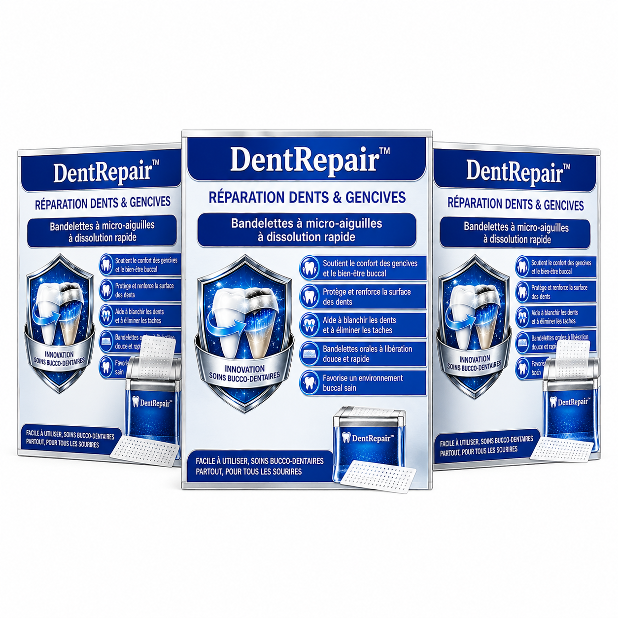 DentRepair™ Bandelettes Réparation Dentaire | Renforcez vos dents fragiles et apaisez vos gencives !