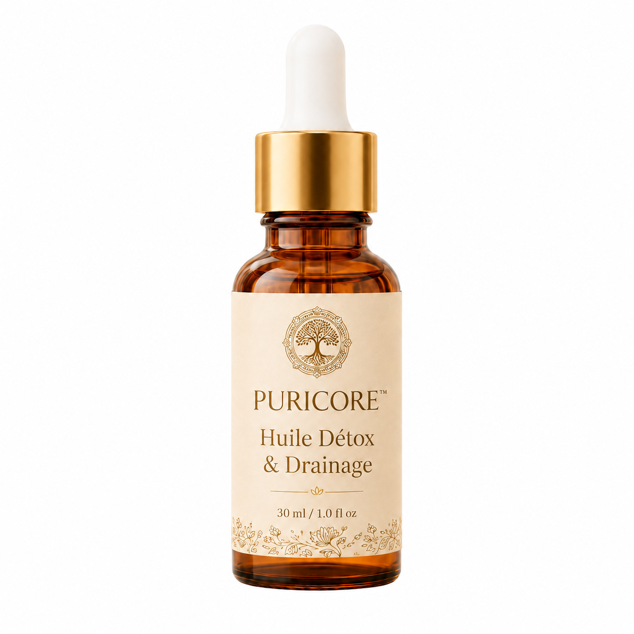 Puricore™ Huile Détox & Drainage | Purifiez votre organisme et retrouvez un ventre léger dès la première application !