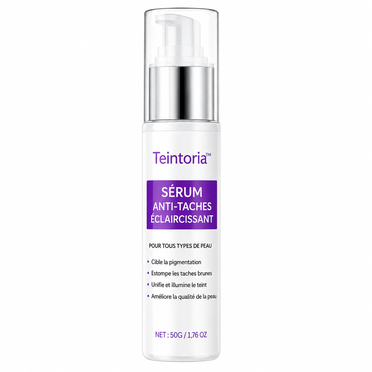 Teintoria™ Sérum Anti-Taches Éclaircissant | Effacez vos taches brunes en 72 heures chrono !