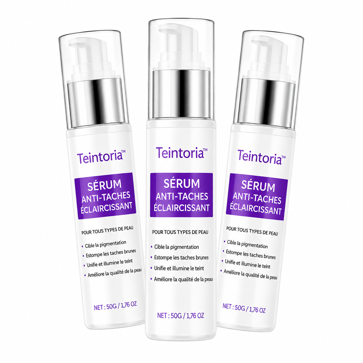 Teintoria™ Sérum Anti-Taches Éclaircissant | Effacez vos taches brunes en 72 heures chrono !