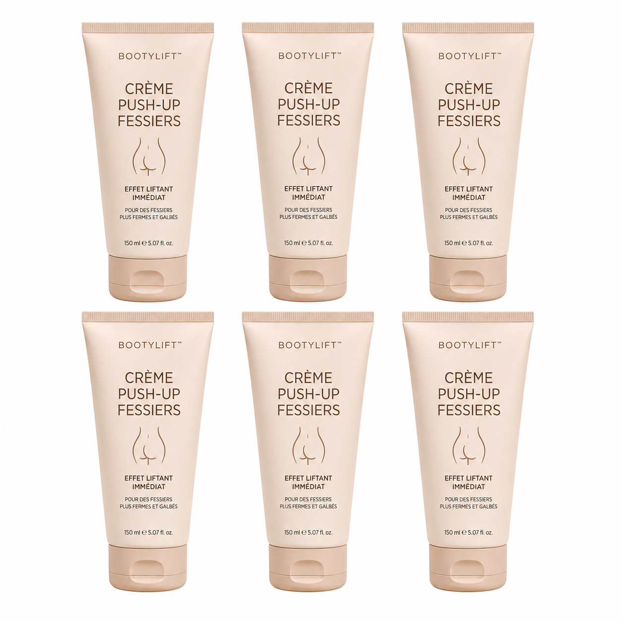 BootyLift™ Crème Push-Up Fessiers | Obtenez un fessier bombé, ferme et rehaussé en seulement 21 jours chrono !