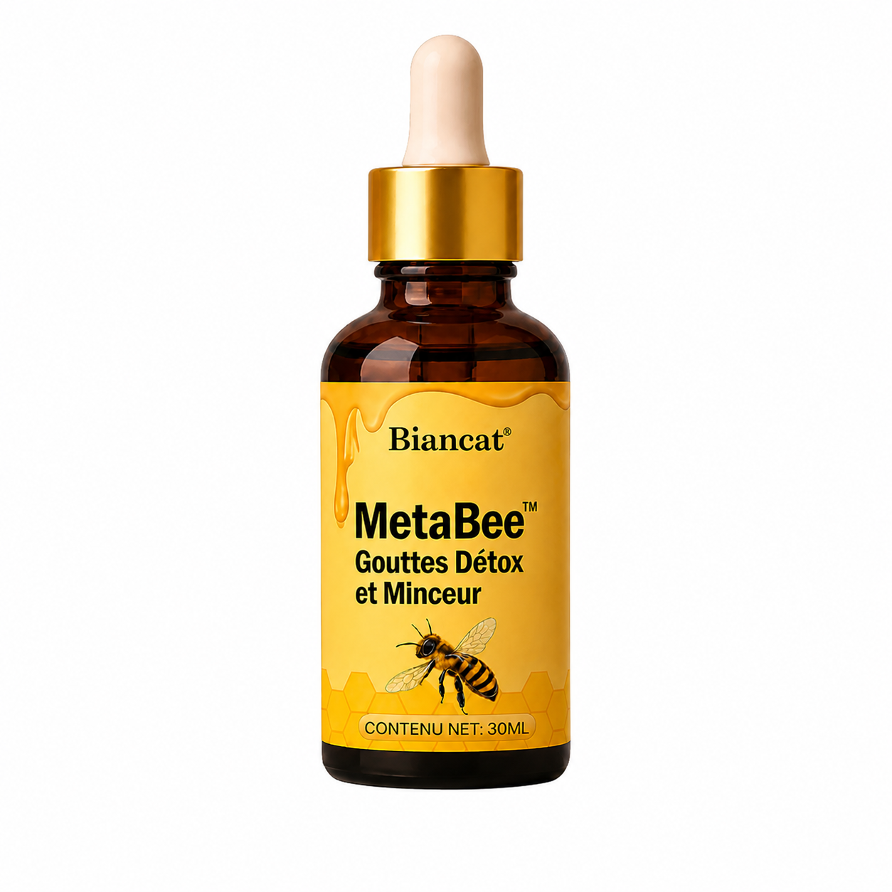 MetaBee™ Gouttes Détox et Minceur | Éliminez les graisses tenaces et perdez 4,5 kg en 5 jours garantis !