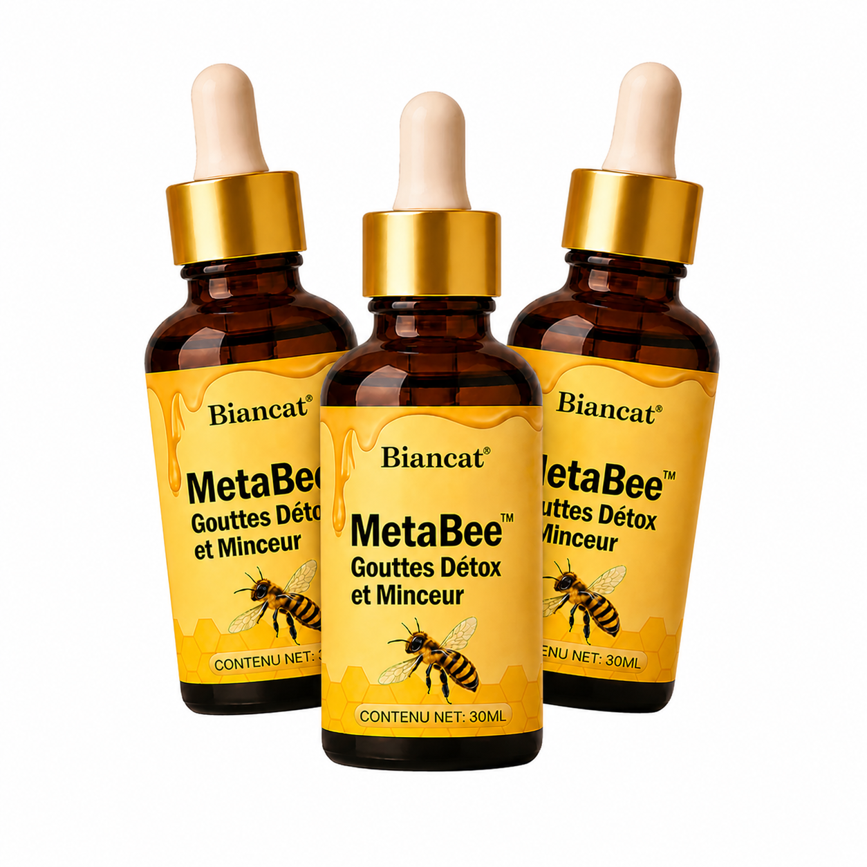 MetaBee™ Gouttes Détox et Minceur | Éliminez les graisses tenaces et perdez 4,5 kg en 5 jours garantis !