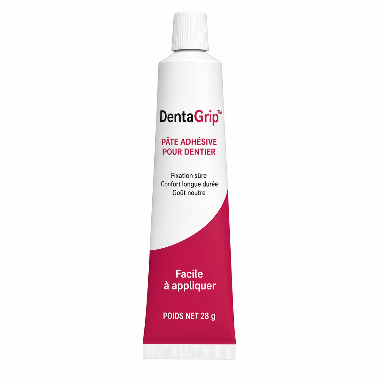 DentaGrip™ Pâte Adhésive pour Dentier | Fixe solidement votre dentier et assure un confort parfait en 5 minutes!