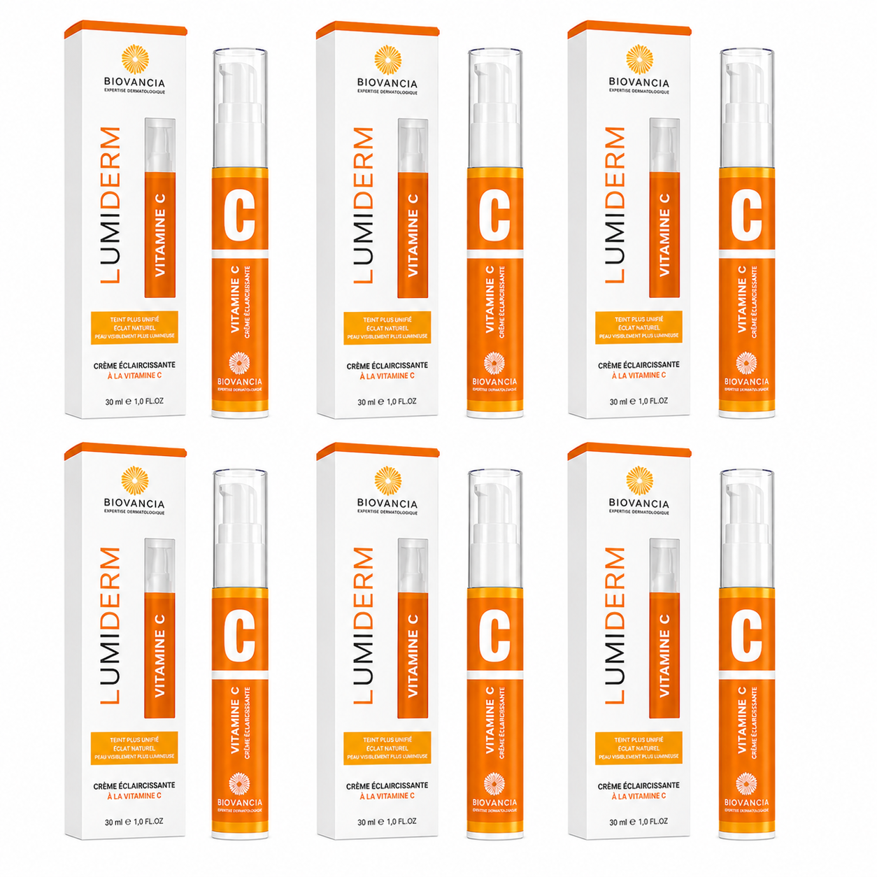 LumiDerm™ Crème Éclaircissante à la Vitamine C | Élimine les taches et illumine votre teint en 10 minutes!