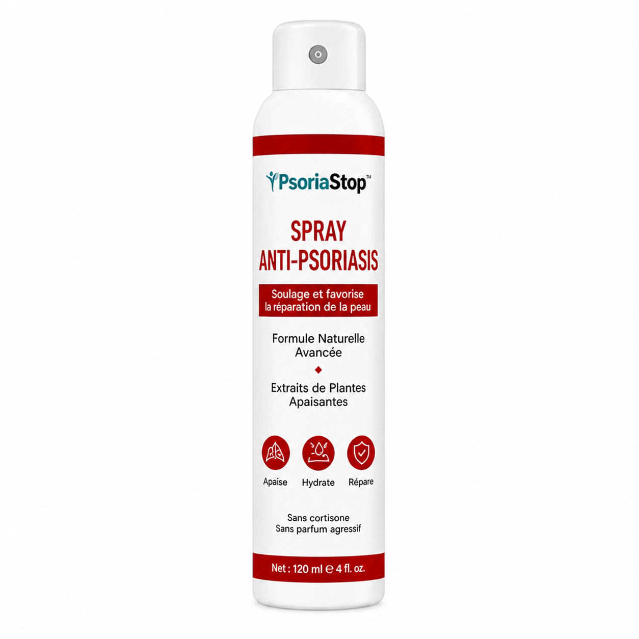 PsoriaStop™ Spray Anti-Psoriasis | Stoppe les démangeaisons et efface les plaques en 5 jours chrono !