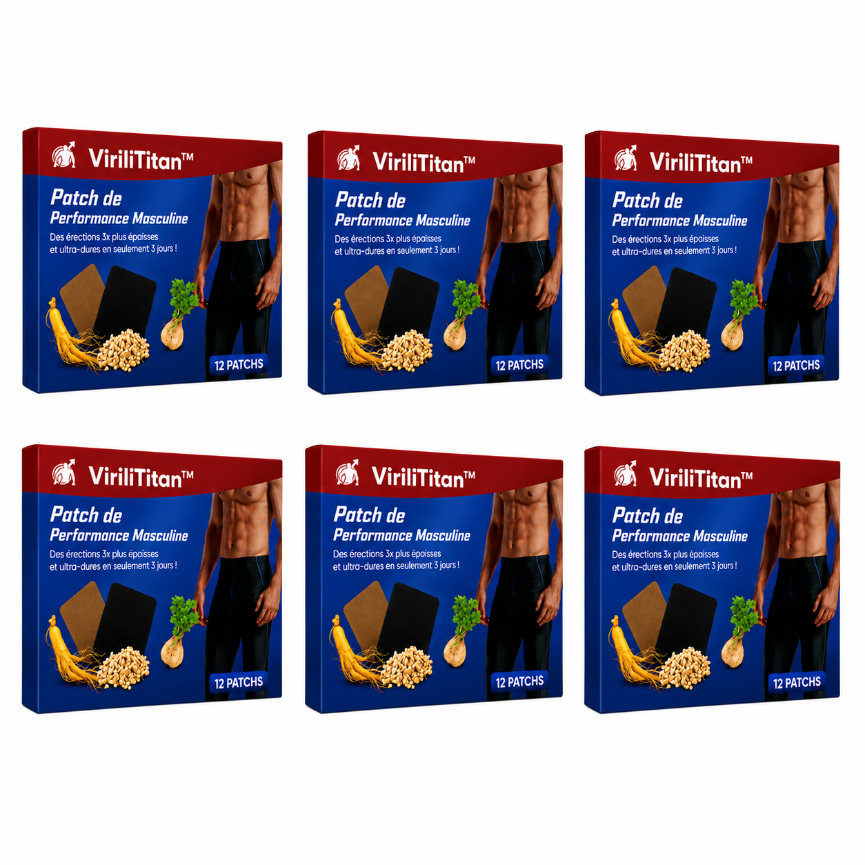 ViriliTitan™ Patch de Performance Masculine | Des érections 3x plus épaisses et ultra-dures en seulement 3 jours !