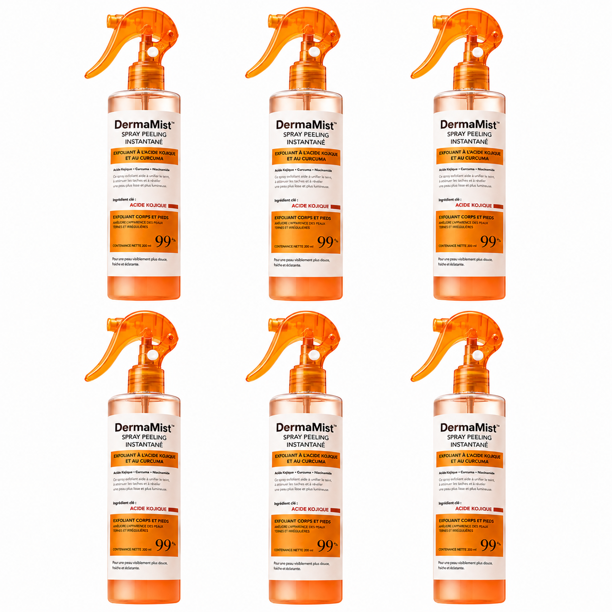 DermaMist™ Spray Peeling Instantané | Éliminez vos peaux mortes et impuretés en 30 secondes !
