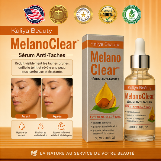 MelanoClear™ Sérum Anti-Taches | Supprimez les taches brunes dès 7 jours !