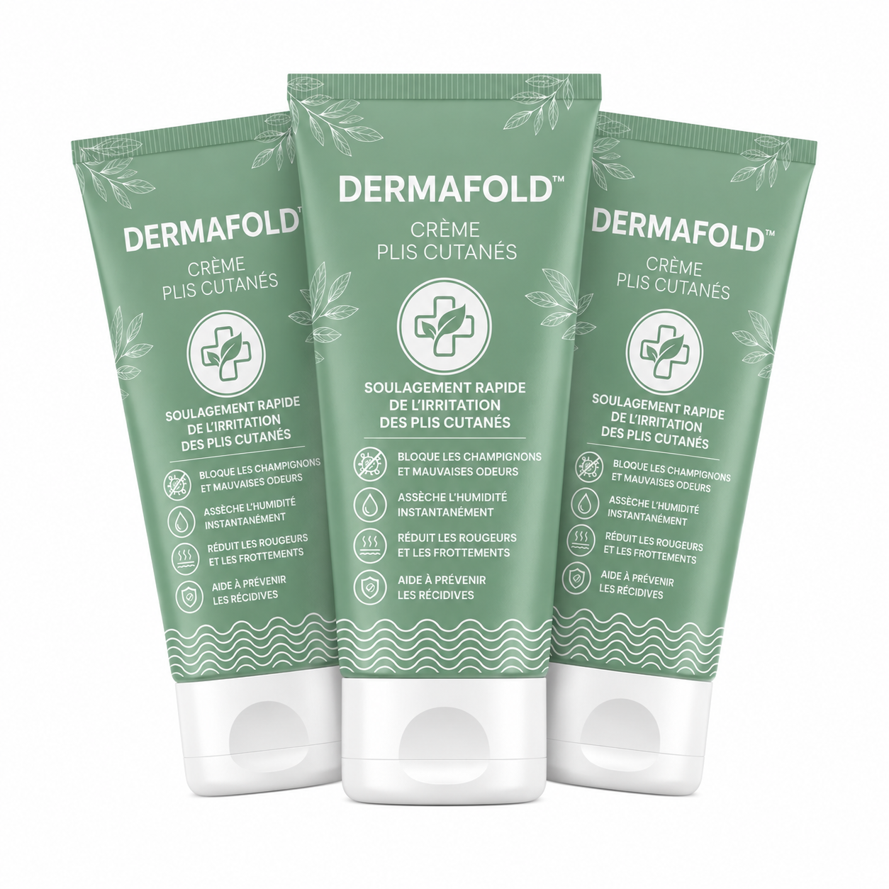 DermaFold™ Crème Plis Cutanés | Éliminez rougeurs, brûlures et mauvaises odeurs dès 24h !
