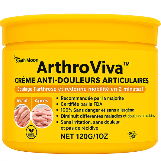 ArthroViva™ Crème Anti-Douleurs Articulaires | Soulage l’arthrose et redonne mobilité en 2 minutes!