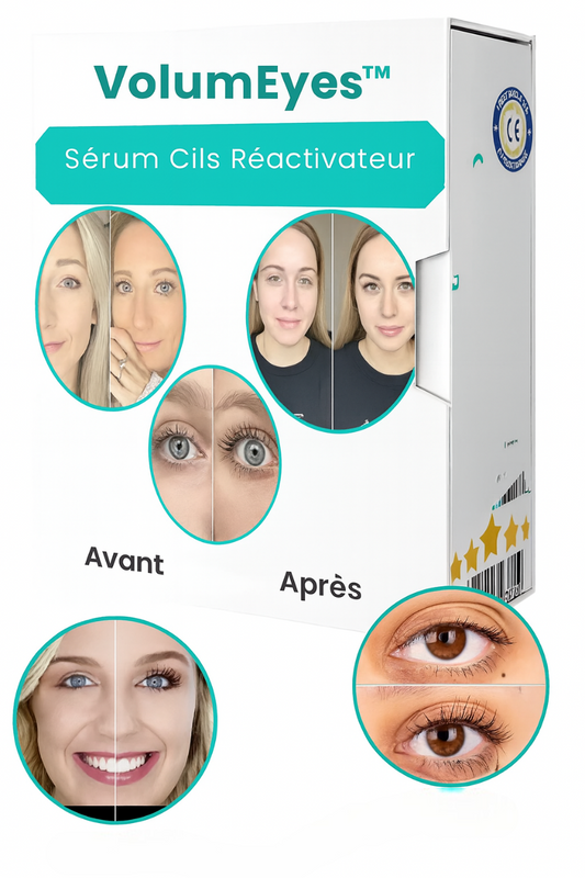 VolumEyes™ Sérum Cils Réactivateur | Des cils XXL en 7 secondes, sans faux-cils ni maquillage!