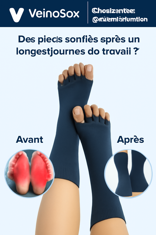 VeinoSox™ Chaussettes Décompressantes | Éliminez douleurs et gonflements en 5 minutes!