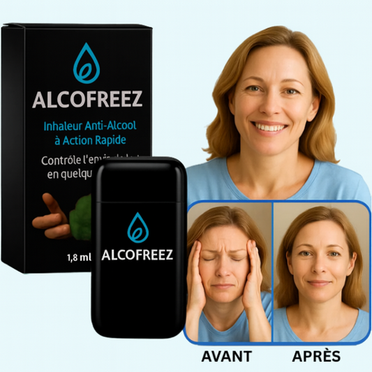 AlcoFreez™ Inhaleur Anti-Alcool à Action Rapide | Stoppe l’envie de boire en 5 jours chrono!