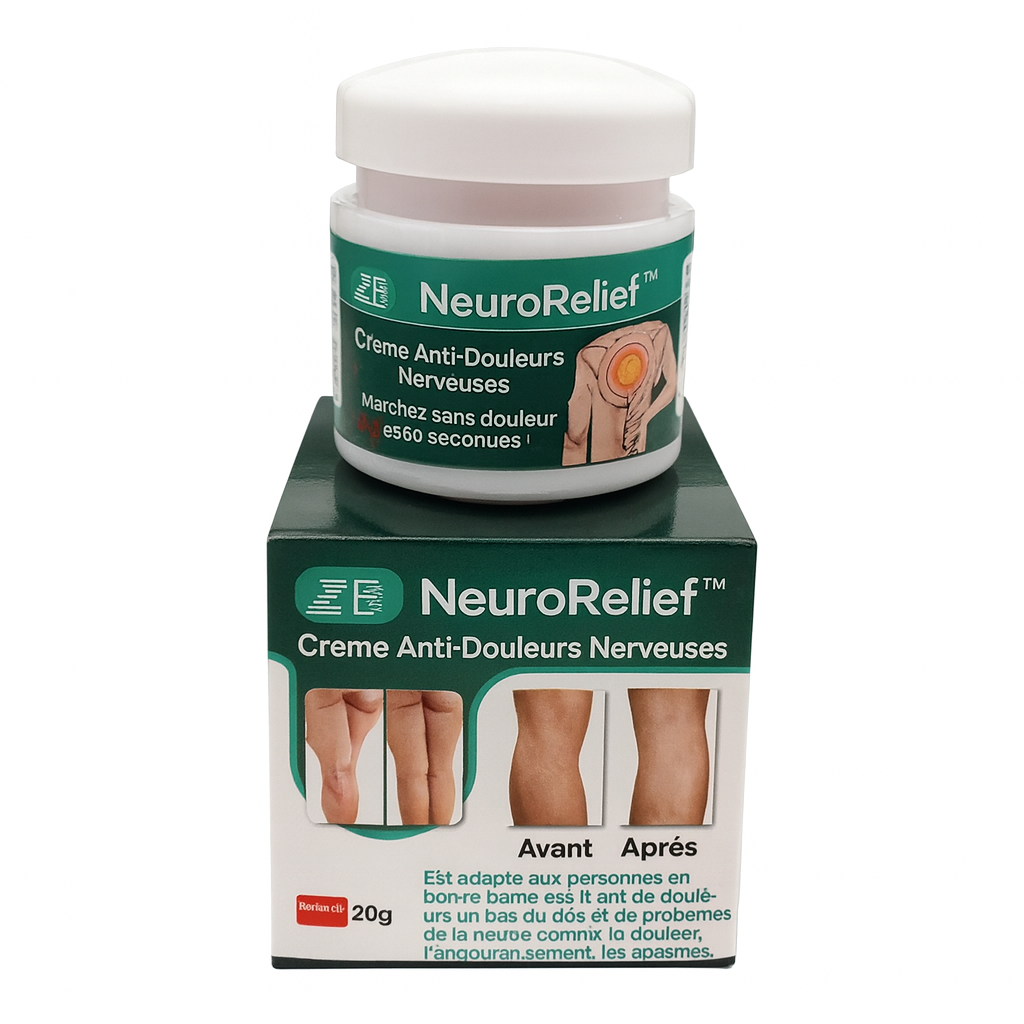 NeuroRelief™ Crème Anti-Douleurs Nerveuses | Marchez sans douleur en 60 secondes!