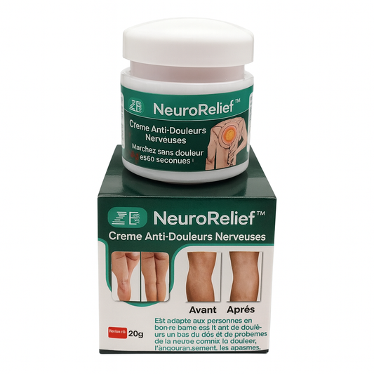 NeuroRelief™ Crème Anti-Douleurs Nerveuses | Marchez sans douleur en 60 secondes!