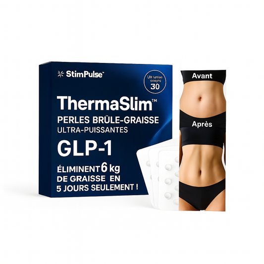 ThermaSlim™ Perles Brûle-Graisse Ultra-Puissantes GLP-1 | Éliminent 6 kg de graisse en 5 jours seulement!