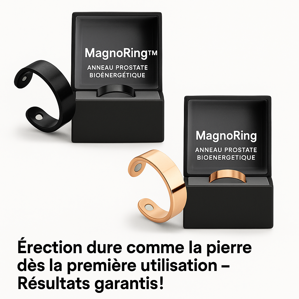 MagnoRing™ Anneau Prostate Bioénergétique | Érection dure comme la pierre dès la première utilisation – Résultats garantis!