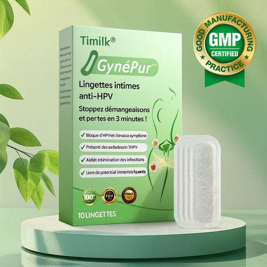 GynéPur™ Lingettes Intimes Anti-HPV | Stoppez démangeaisons et pertes en 3 minutes!