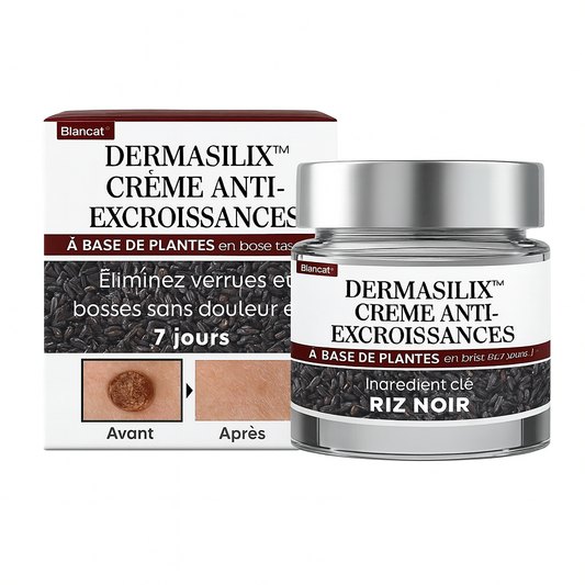 DermaSilix™ Crème Anti-Excroissances à Base de Plantes | Éliminez verrues et bosses sans douleur en 7 jours !