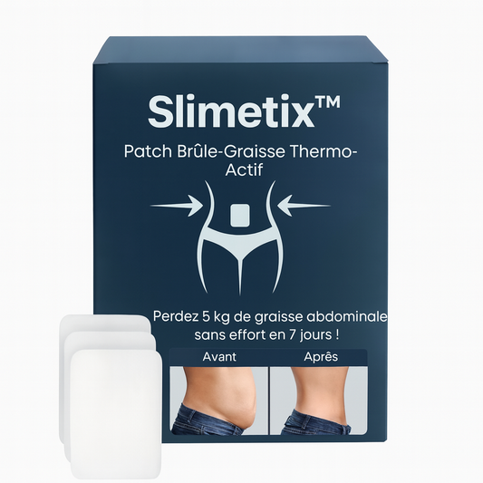 Slimetix™ Patch Brûle-Graisse Thermo-Actif | Perdez 5 kg de graisse abdominale sans effort en 7 jours!