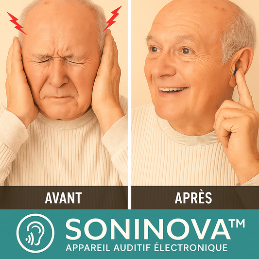 Soninova™ Appareil Auditif Électronique | Entendez directement 3 fois plus de son cristallin et premium!