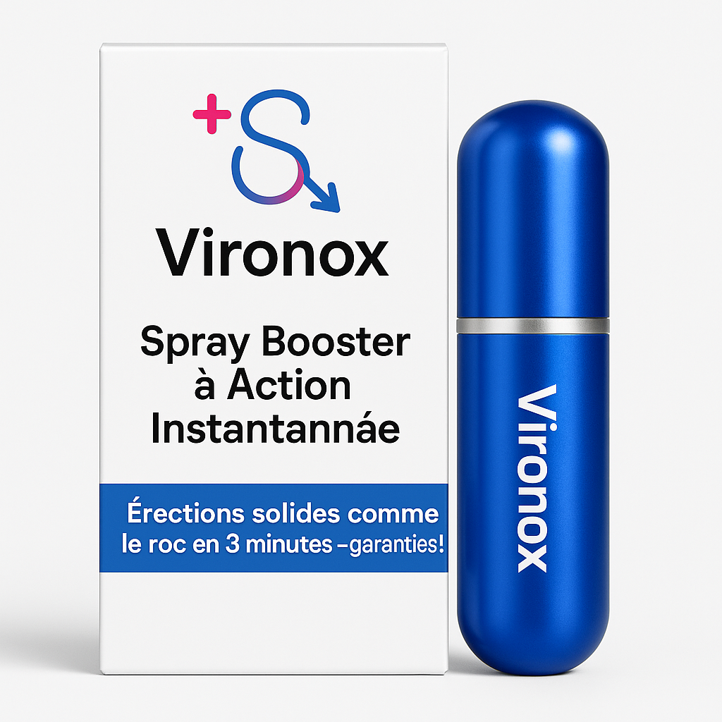 Vironox™ Spray Booster à Action Instantanée | Érections solides comme le roc en 3 minutes – garanties!