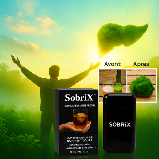 SobriX™ Inhalateur Anti-Alcool | Supprime l’envie de boire en 7 jours – sans manque, sans médicaments, sans effort!
