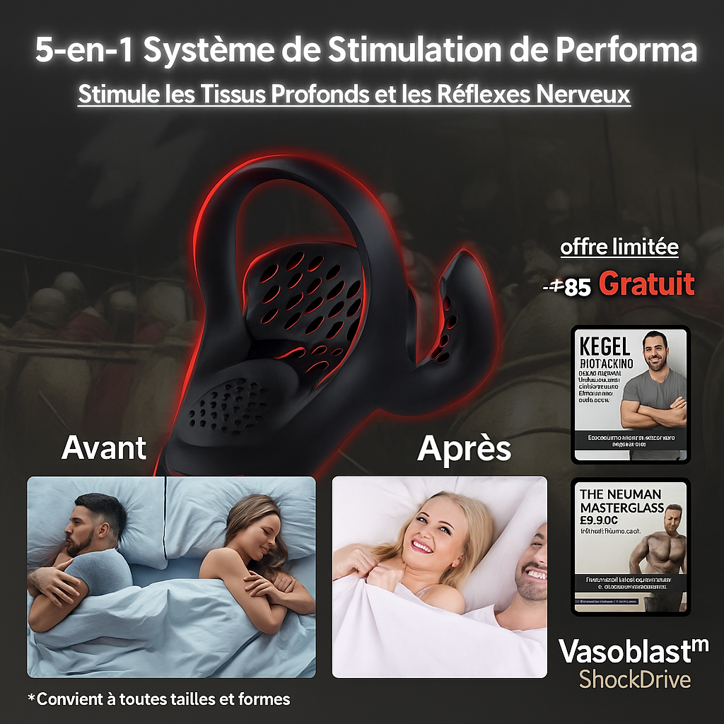 Vasoblast™ ShockDrive | L’appareil qui réactive votre érection en 3 minutes… même après 60 ans!