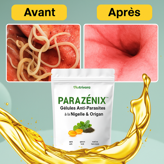 Parazénix™ Gélules Anti-Parasites à la Nigelle & Origan | Nettoyez votre corps des vers et bactéries… en un instant!