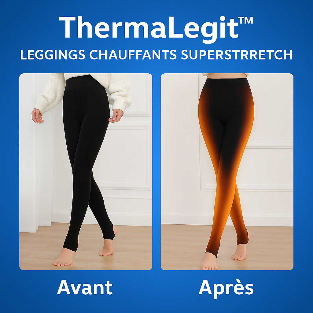 ThermaLegit™ Leggings Chauffants SuperStretch | Restez au chaud jusqu’à ‑20 °C sans geler vos jambes!