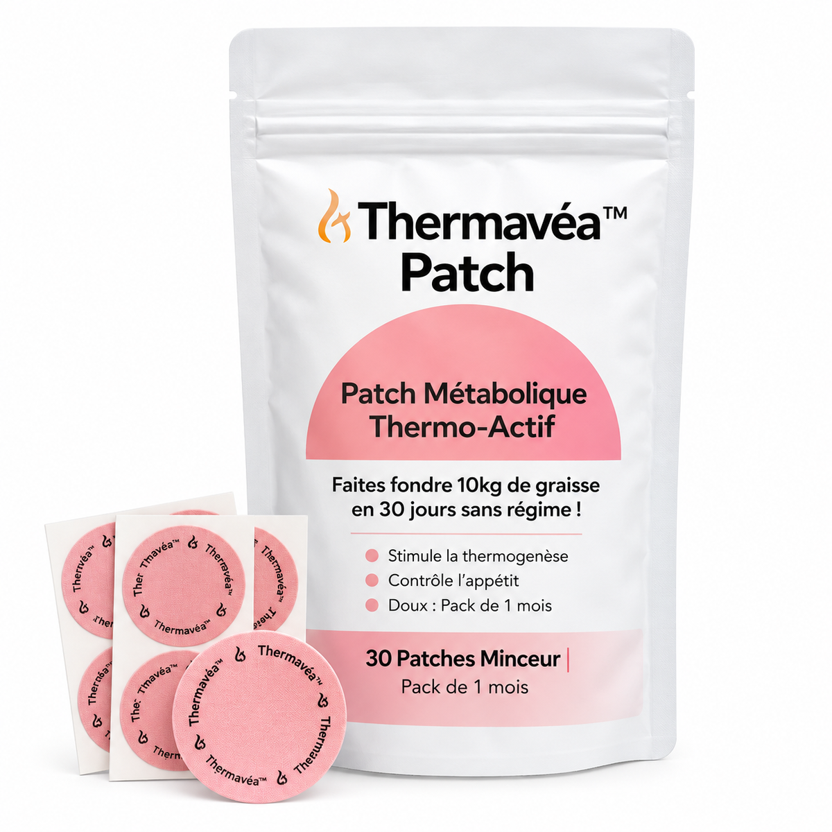 Thermavéa™ Patch Métabolique Thermo‑Actif | Faites fondre 10kg de graisse en 30 jours sans régime !
