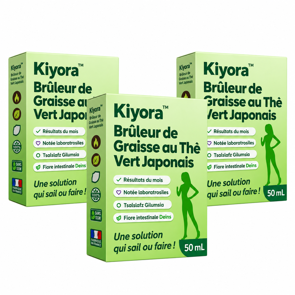 Kiyora™ Brûleur de Graisse au Thé Vert Japonais | Perdez 5 kg de ventre en 7 jours sans bouger de votre canapé!