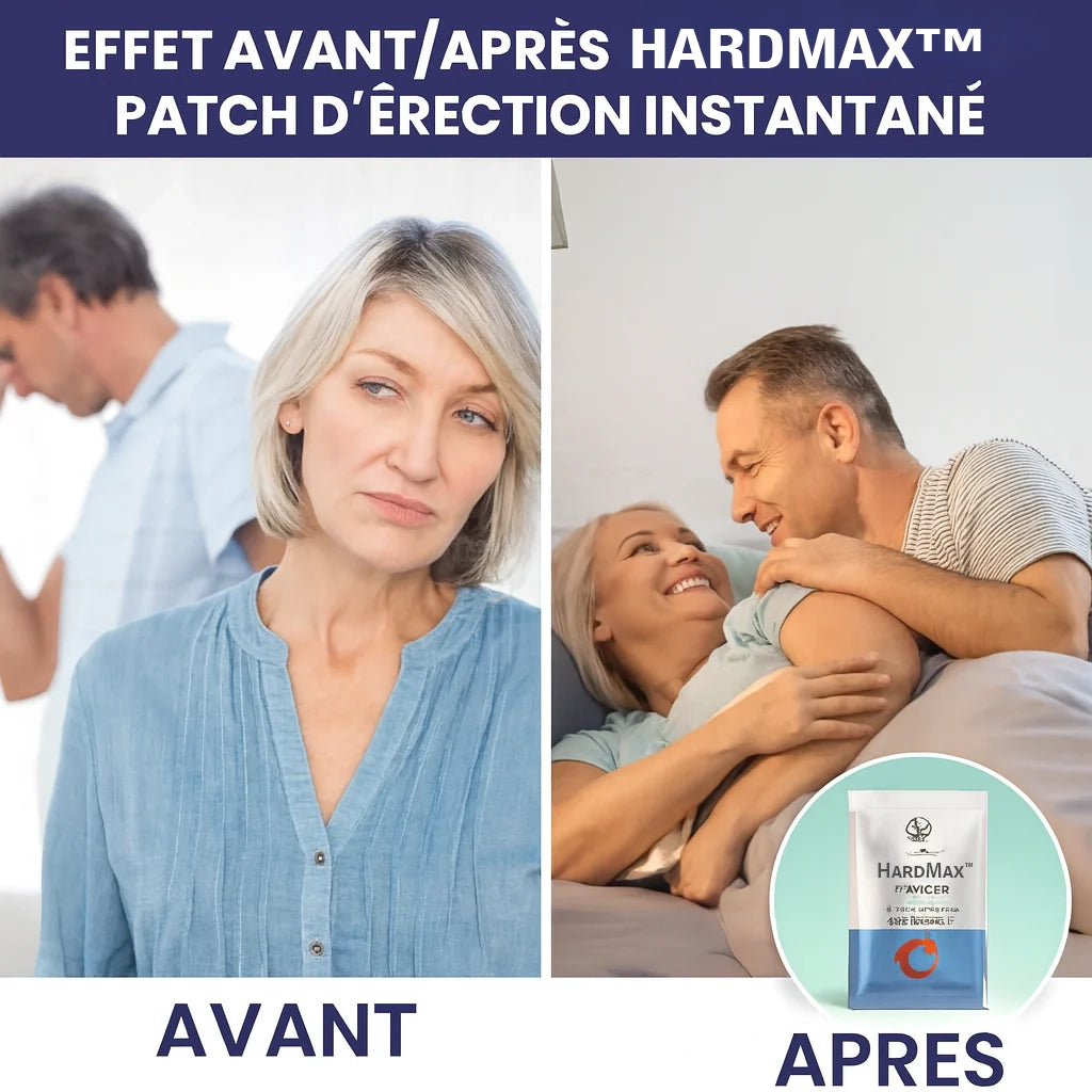 HardMax™ Patch d’Érection Instantanée | Dure comme de l’acier en 5 minutes, sans pilules ni injections!