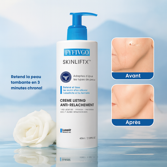 SkinLiftX™ Crème Lifting Anti-Relâchement | Retend la peau tombante en 3 minutes chrono!