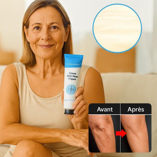 DermaFlex™ Crème Anti-Peau Fripée | Efface 20 ans de vieillissement cutané en 6 jours – sans chirurgie!