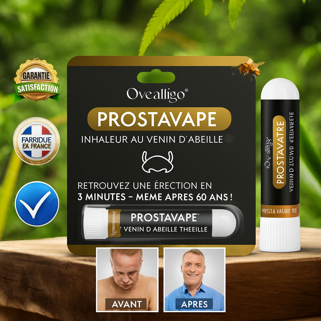ProstaVape™ Inhaleur au Venin d’Abeille | Retrouvez une érection en 3 minutes – même après 60 ans!