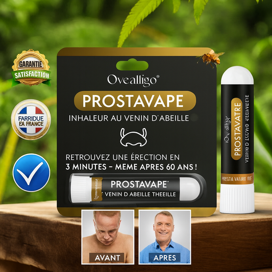 ProstaVape™ Inhaleur au Venin d’Abeille | Retrouvez une érection en 3 minutes – même après 60 ans !