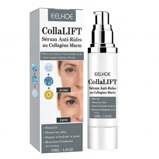 CollaLift™ Sérum Anti-Rides au Collagène Marin | Efface vos rides en 60 secondes et retend la peau comme à 30 ans!